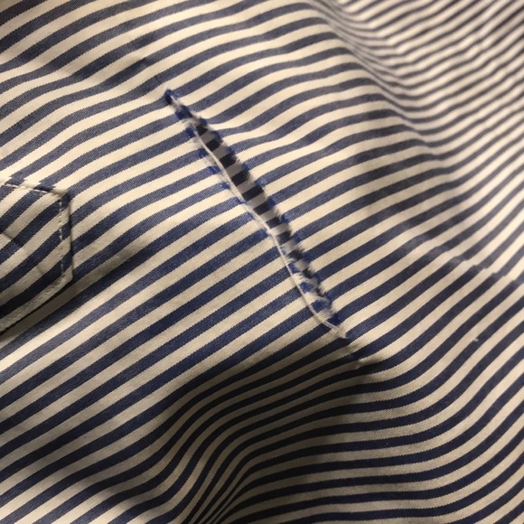 Brooks Brothers Men’s Regent 100% American Supima Cotton Pinstriped Shirt - Picture 8 of 8